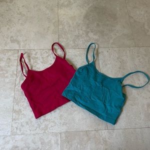 Pair of balance Athletica tanks! Size small. Sold out!